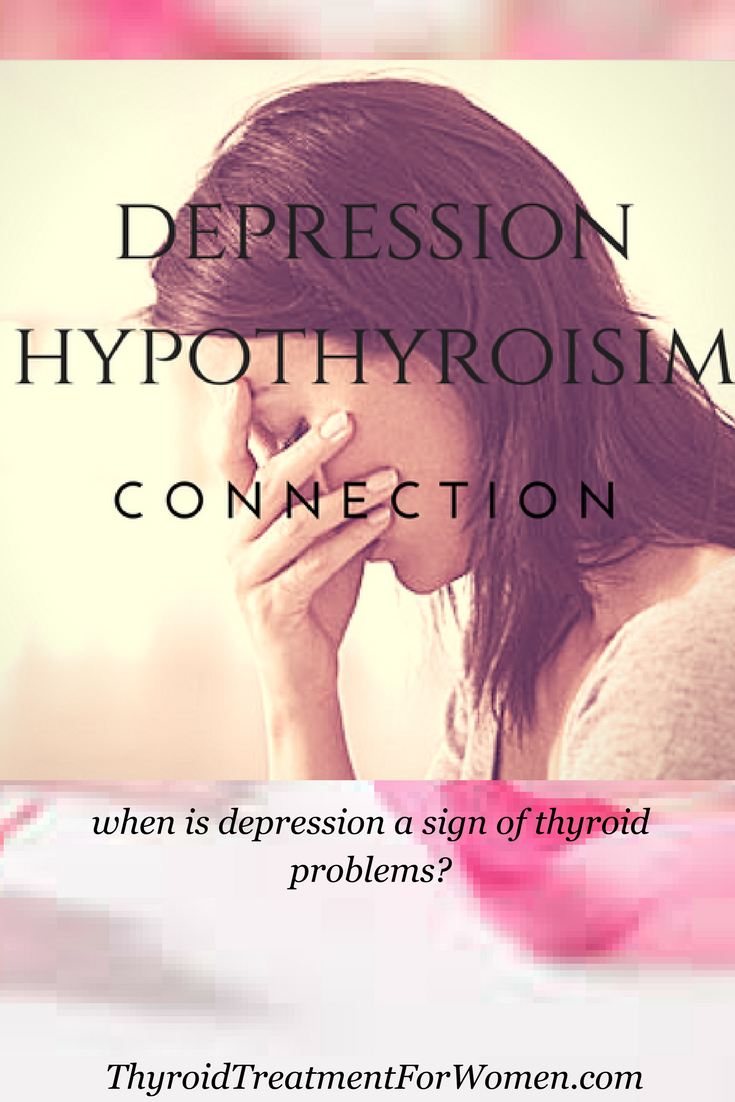 when is depression a sign of thyroid problems_