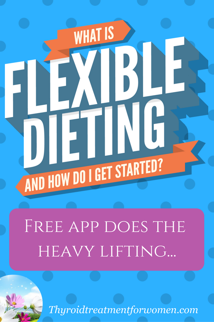 Flexible dieting for hypothyroidism - what you need to know to get started - app does all the work. Find out which app works best