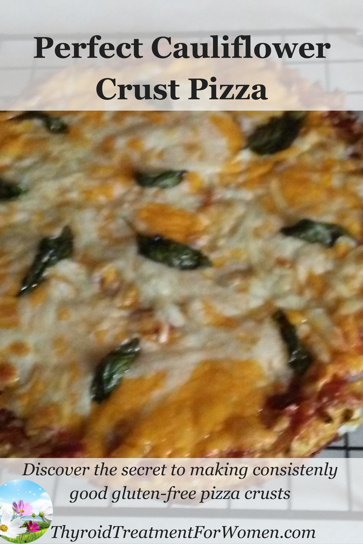There is a secret to making the perfect cauliflower pizza crust every time. I show you how here.